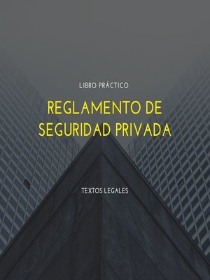 cover image of Reglamento de Seguridad Privada